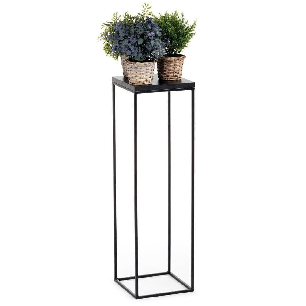 Kvetinový stojan CHARR 80 cm čierny