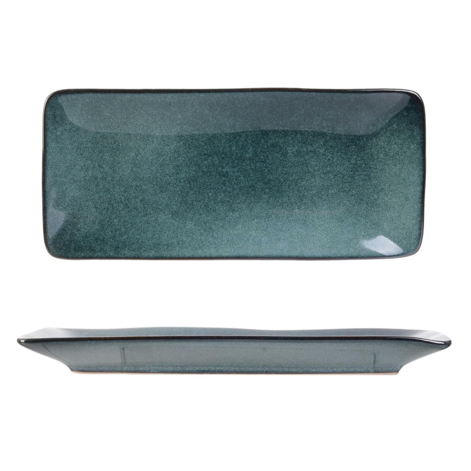 Servírovací podnos Aurora 10x22 cm modrý
