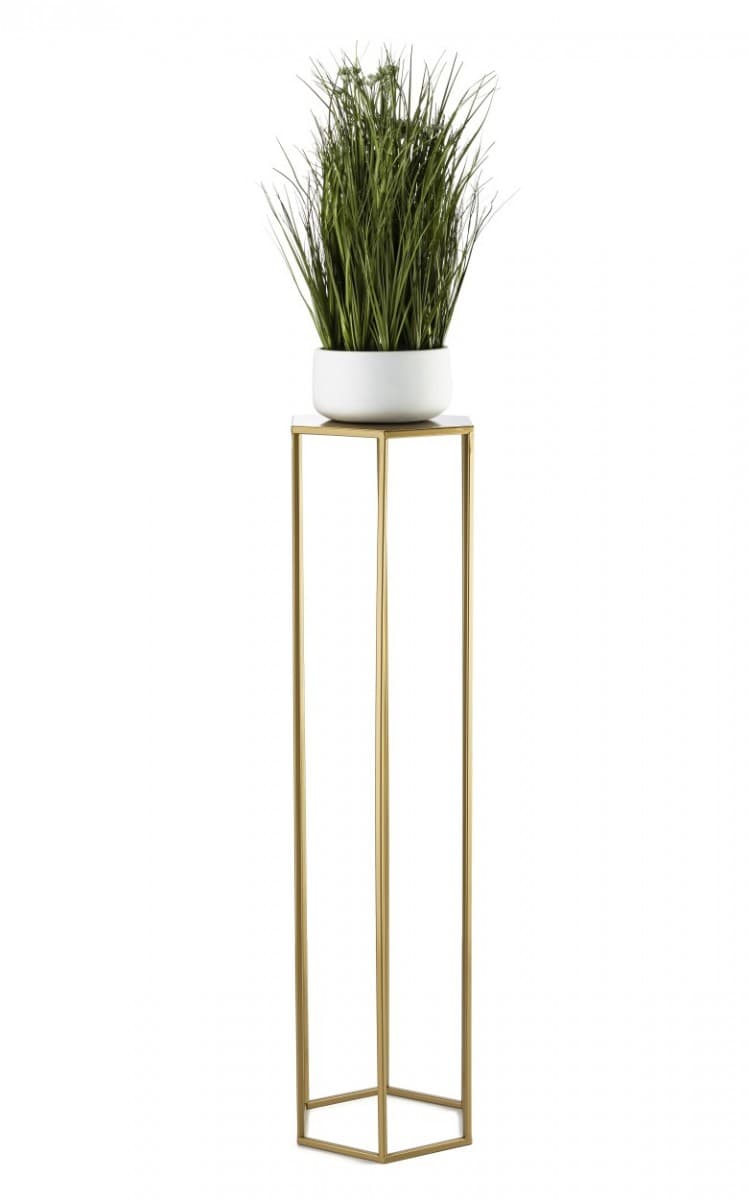 Stojan na kvety LOFTSTYLE I 100 cm zlatý