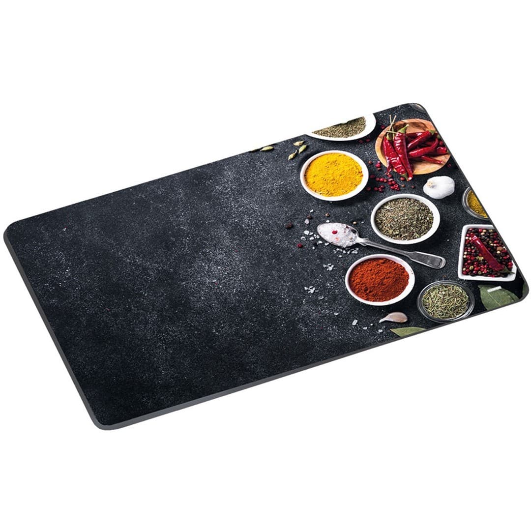 Sklenené krájacie dosky SPICES 29,5x19 cm čierne