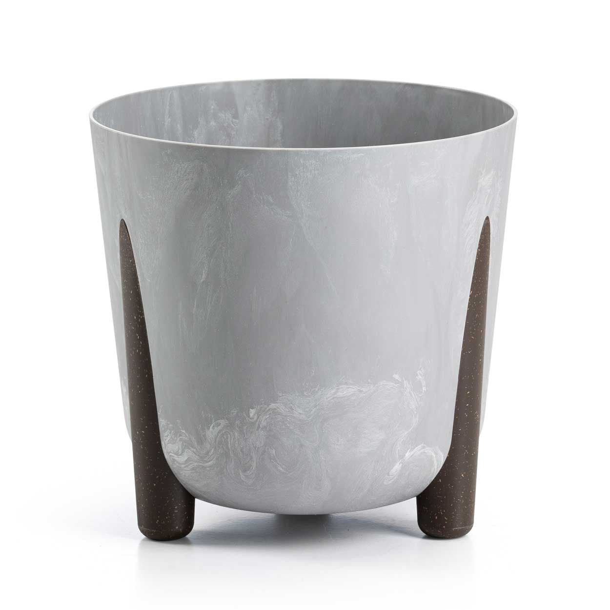 Kvetináč MOSS ECO 25,5x25,3 cm sivý betón