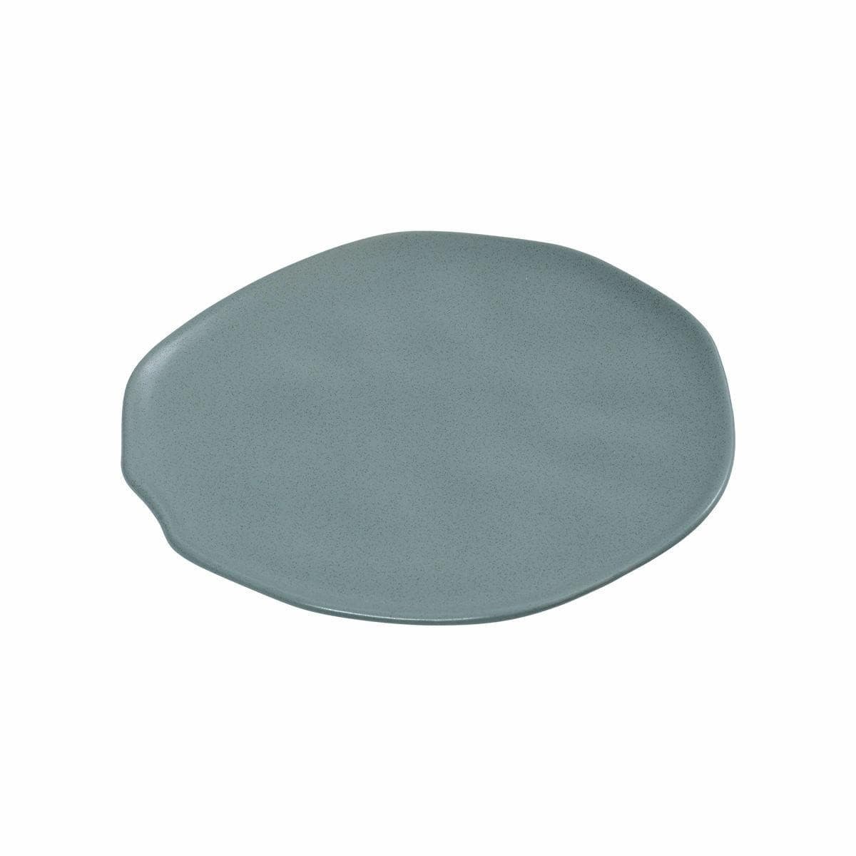 Plytký kameninový tanier Mare Teal 27 cm modrý