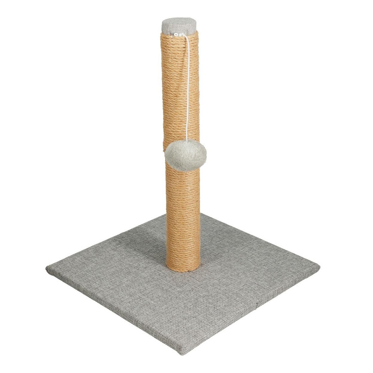 Škrabadlo pre mačky TOYBALL 30x39 cm sivé/hnedé