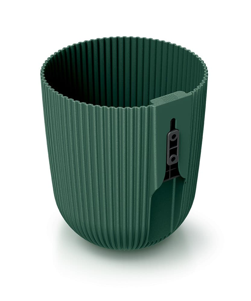 Nástenný kvetináč MILLA WALL 14,6 cm tmavozelený