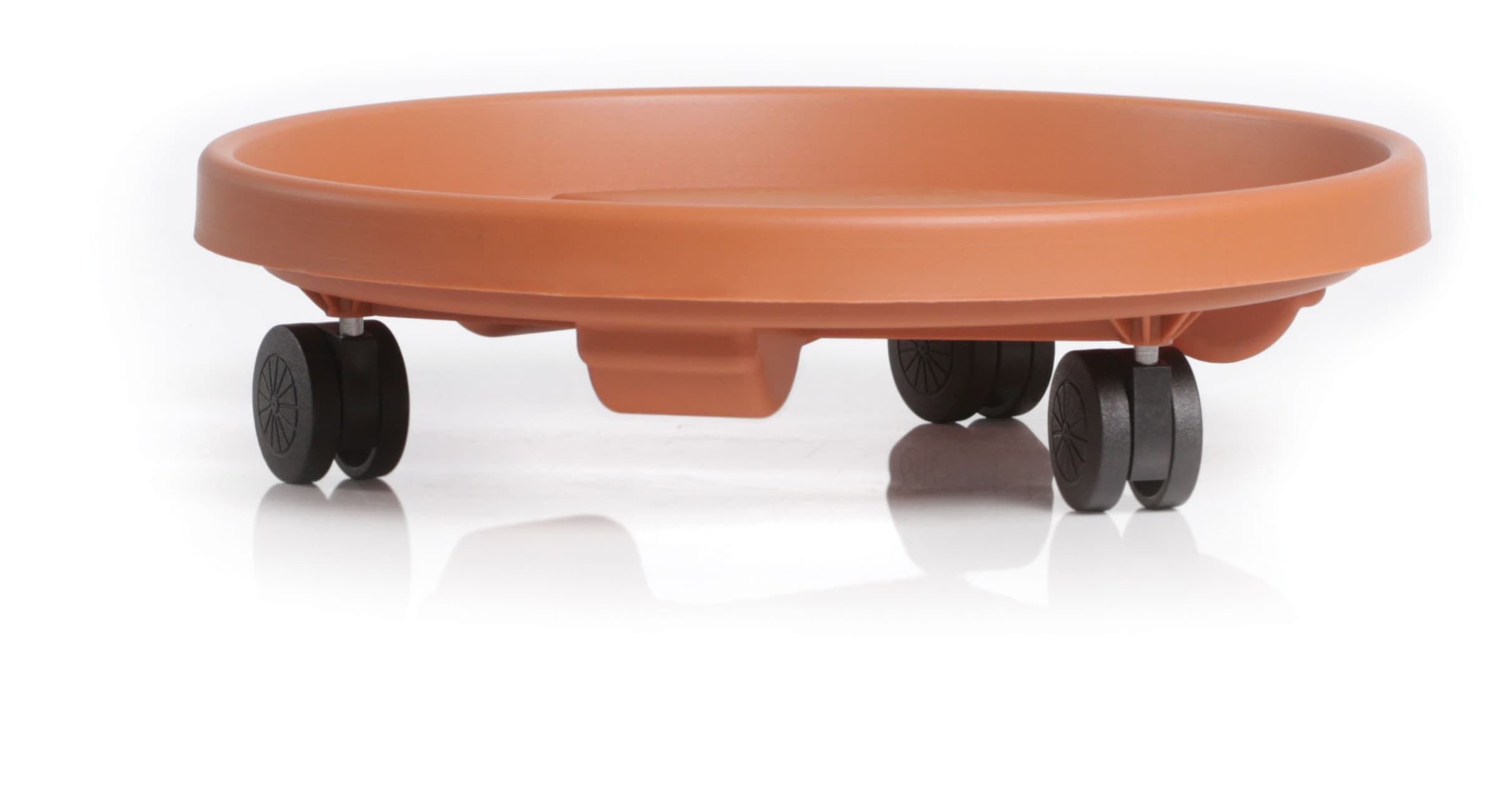 Miska pod kvetináče s kolieskami RONDOS 30,5 cm odtieň terakota