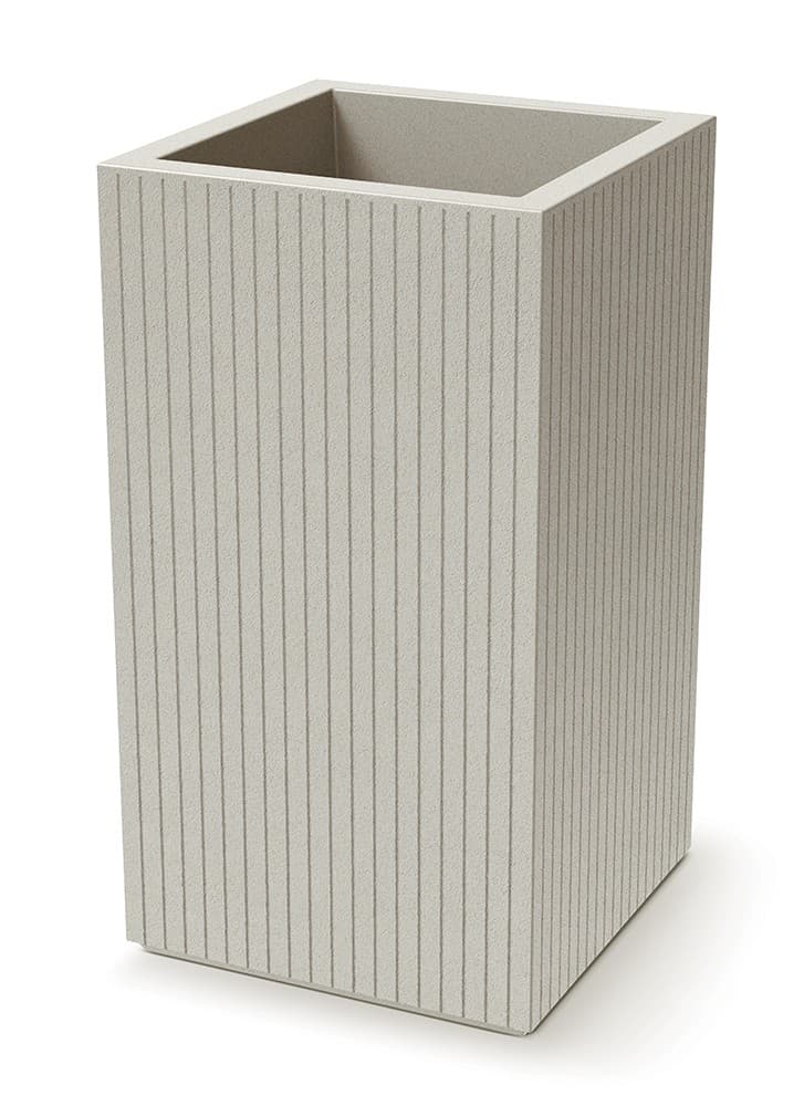 Kvetináč Coros Square High 40 cm pieskový