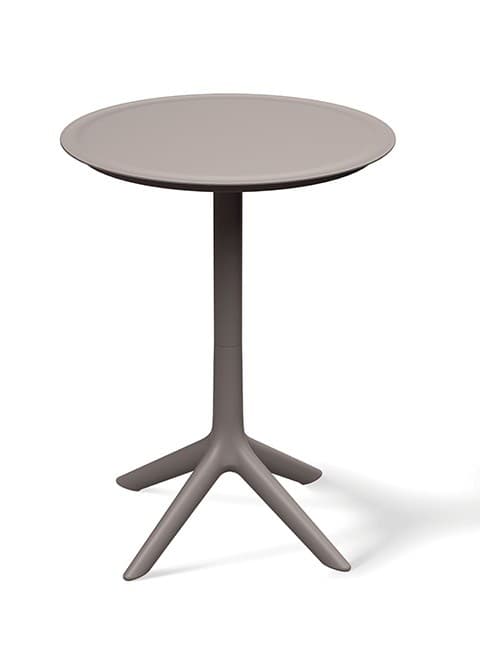 Vysoký záhradný stôl Rimos 57 cm zemito hnedý