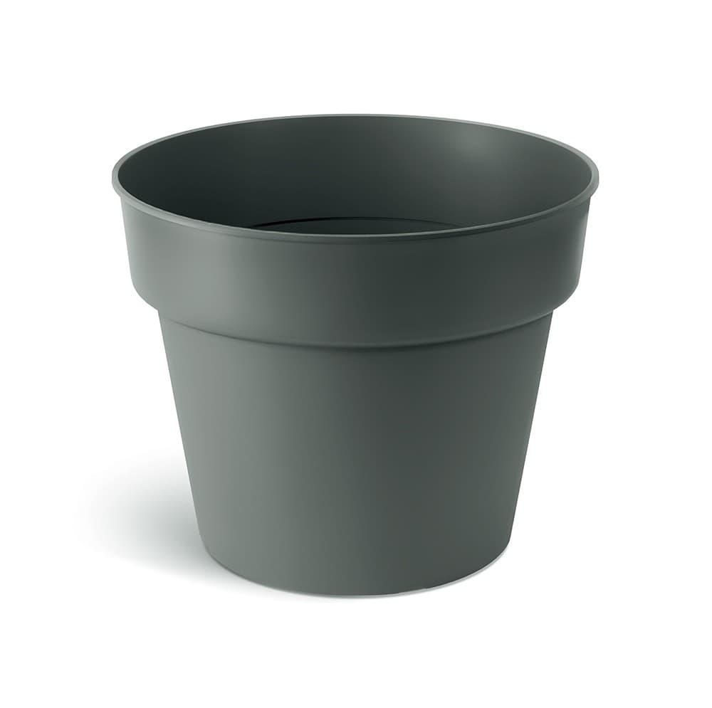 Plastový kvetináč PLANTIS odtieň sivý kameň matný