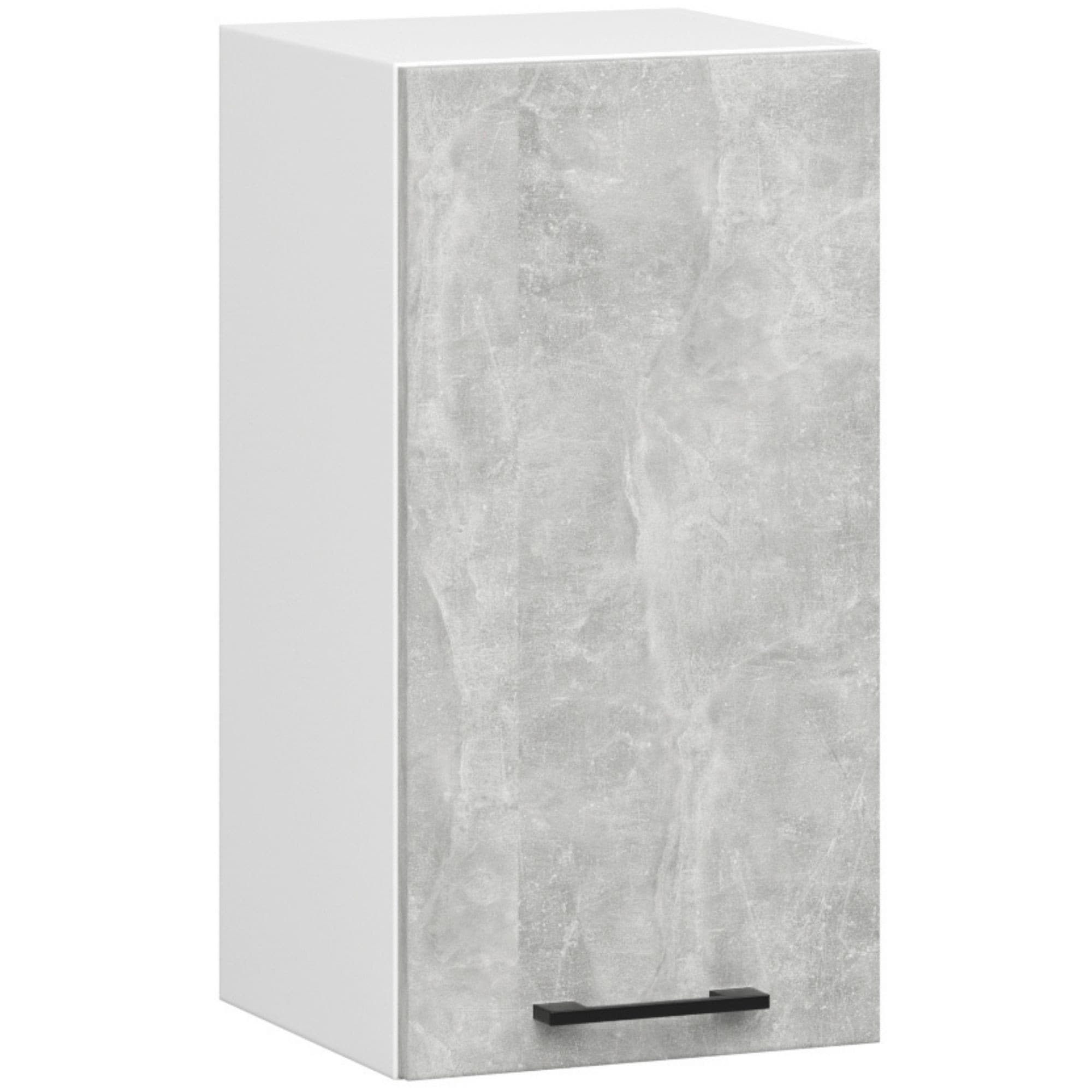 Kuchynská závesná skrinka Olivie W 40 cm biela/betón