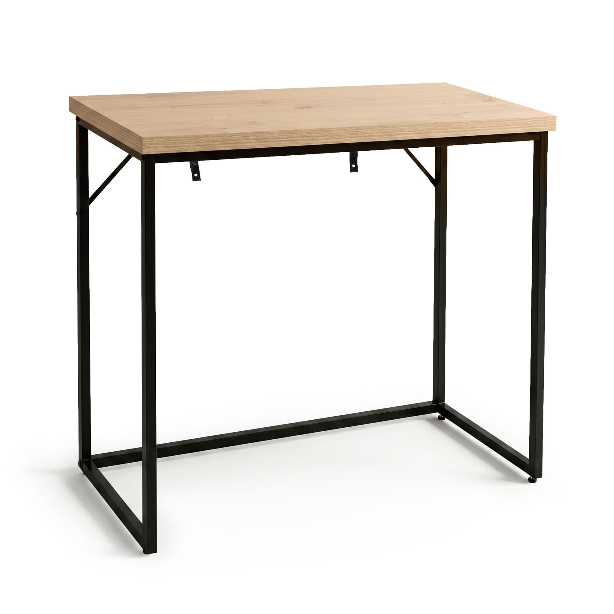 Konzolový stolík Origo 90 cm čierny/dub Artisan