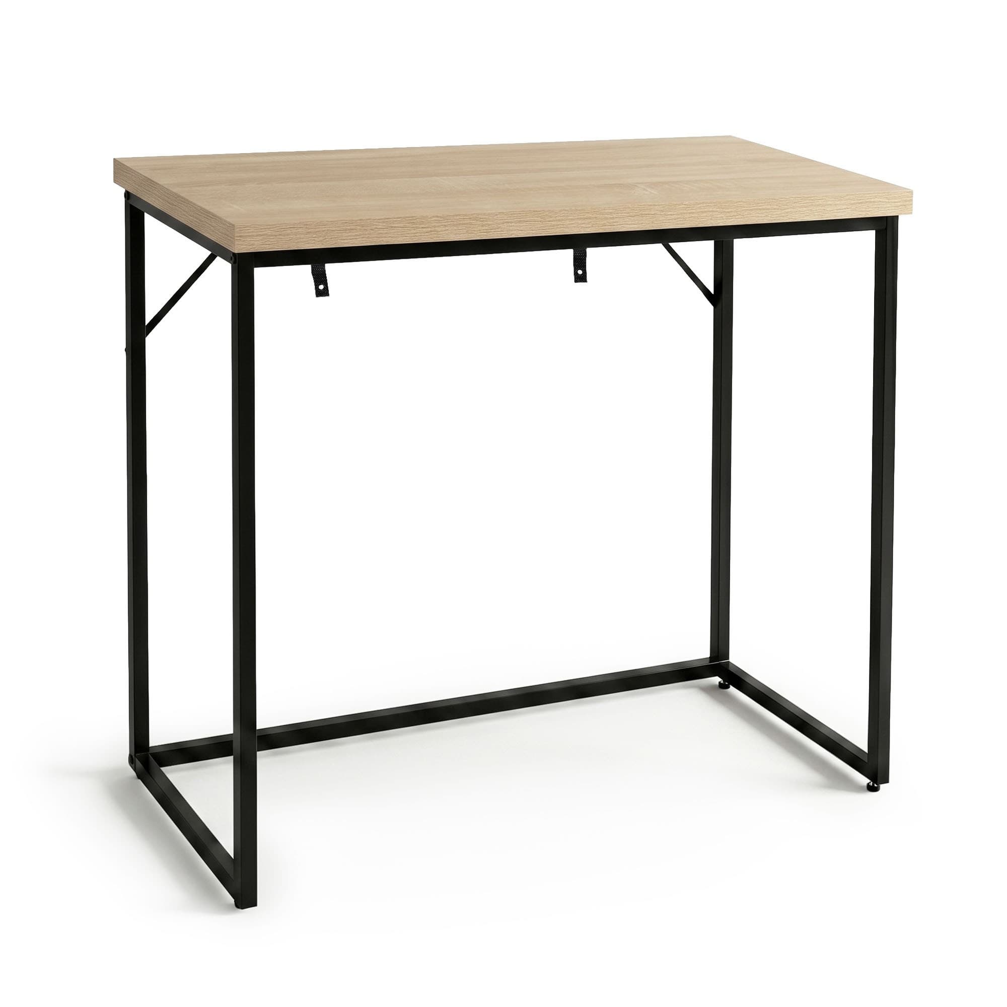 Konzolový stolík Origo 90 cm čierny/dub Sonoma
