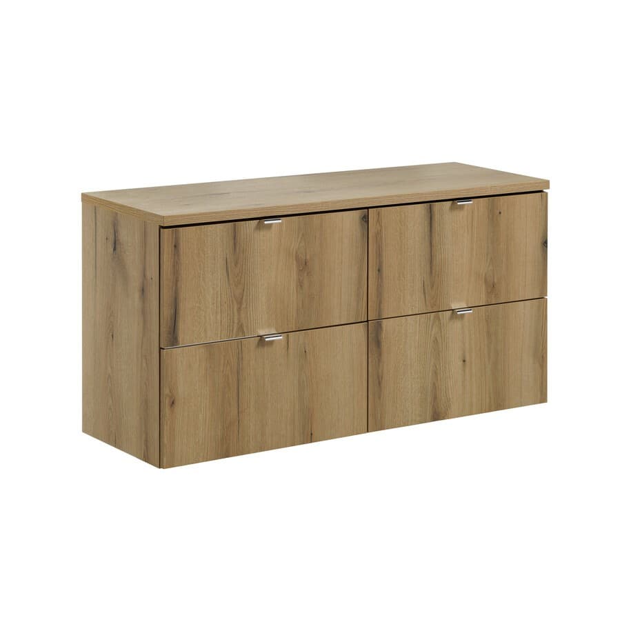Závesná skrinka Nova Oak s doskou 120 cm dub coast evoke