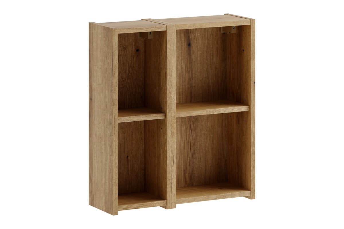 Závesný kúpeľňový regál UNI Noce 50 cm dub coast evoke