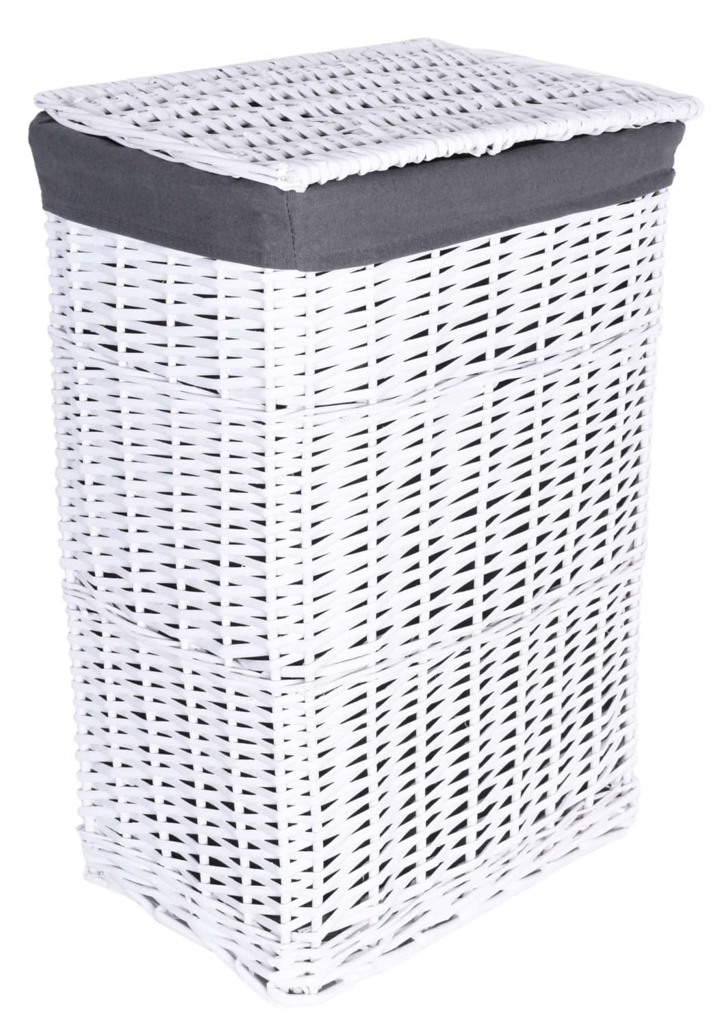 Prútený kôš VARITAS 114 l biely