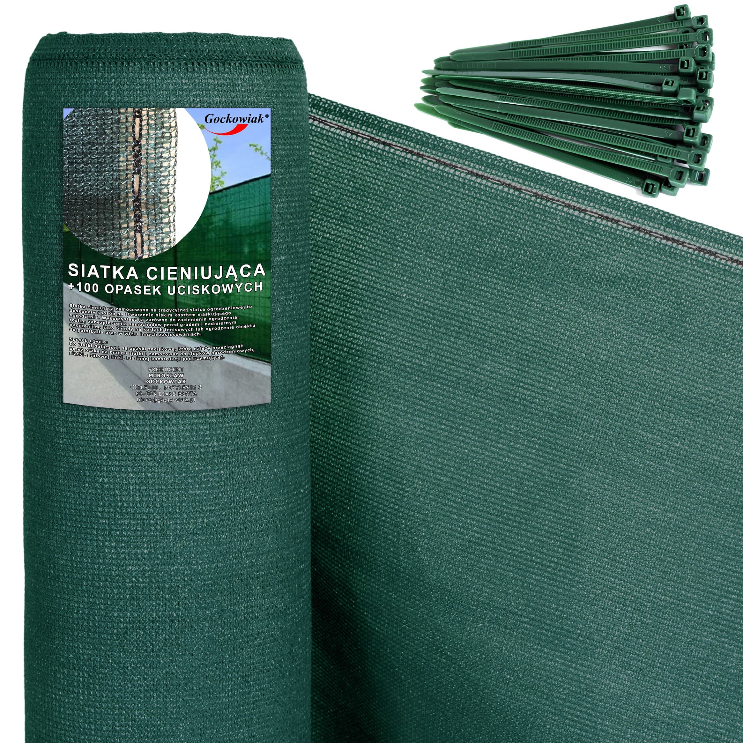 Tieniaca sieť 135g 1,5x25m zelená
