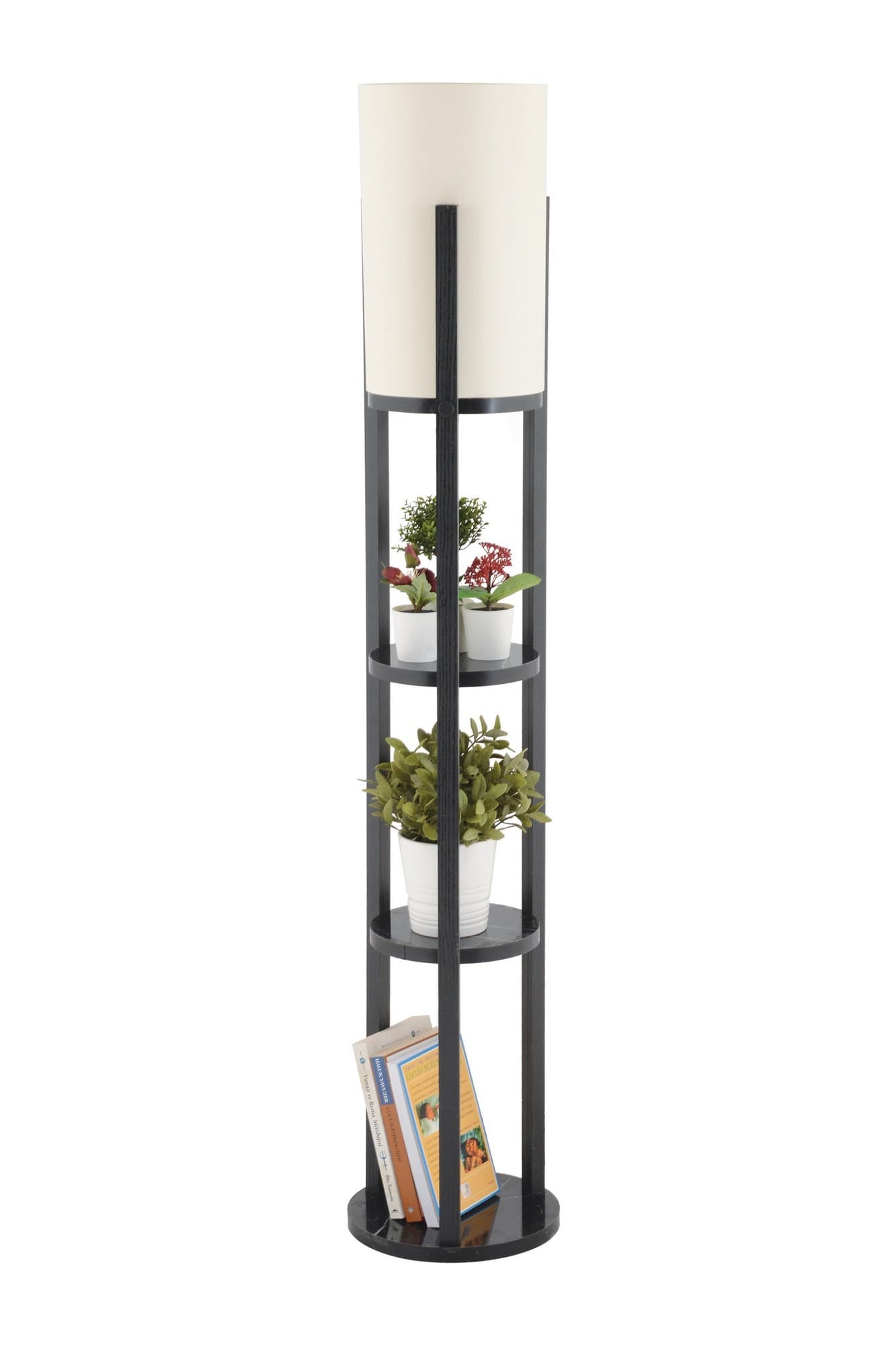 Stojacia lampa Nora II čierna