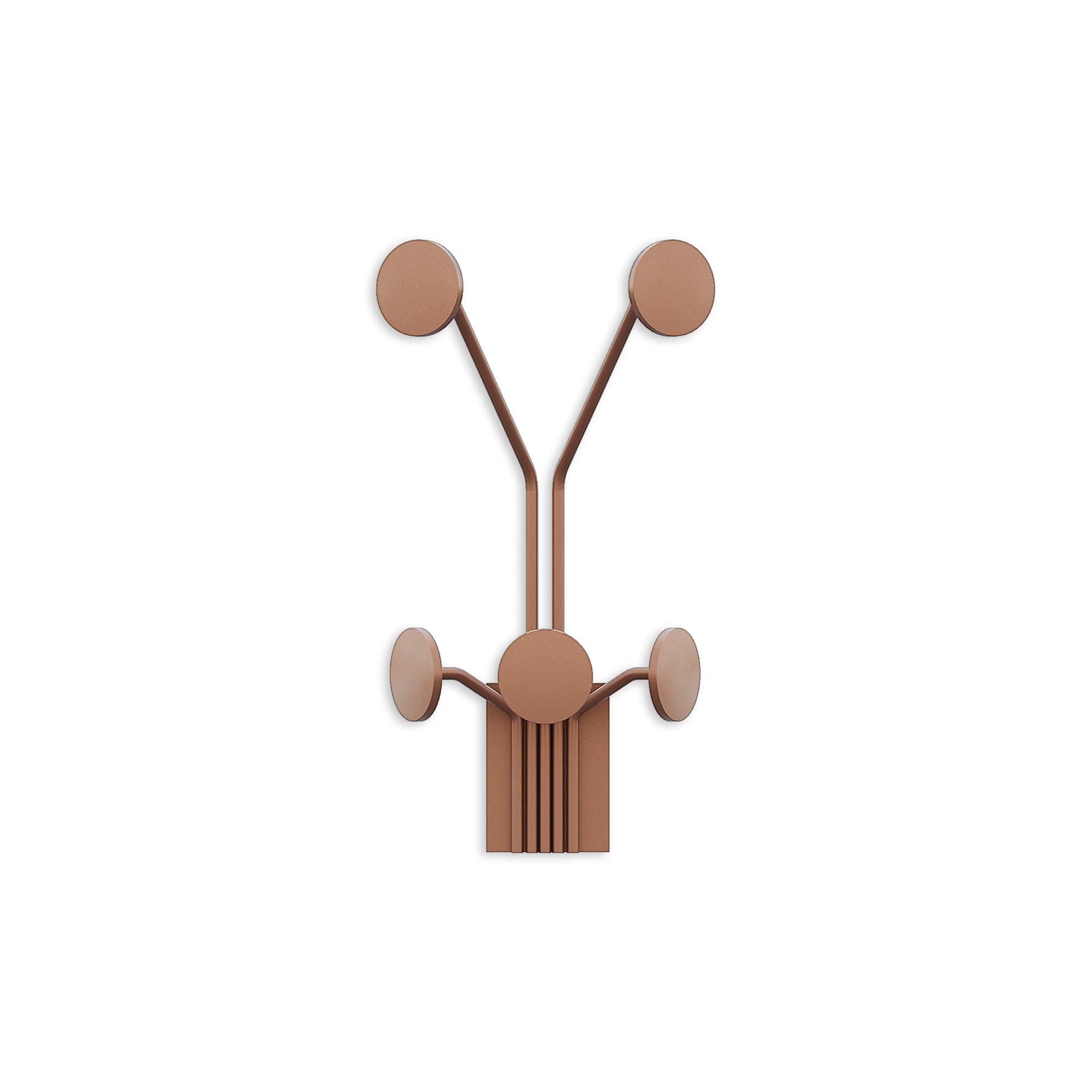 Nástenný kovový háčik Giraffe 24 cm bronz