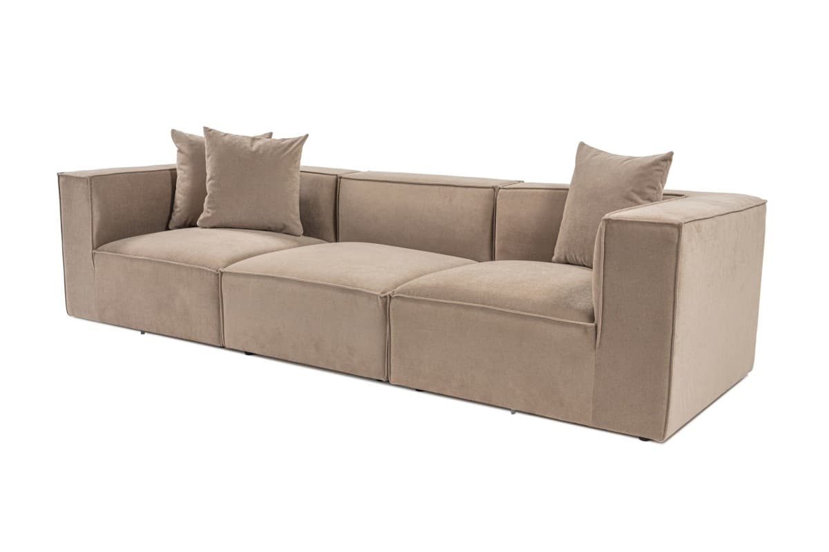 Trojmiestna pohovka Sora 325 cm cappucino