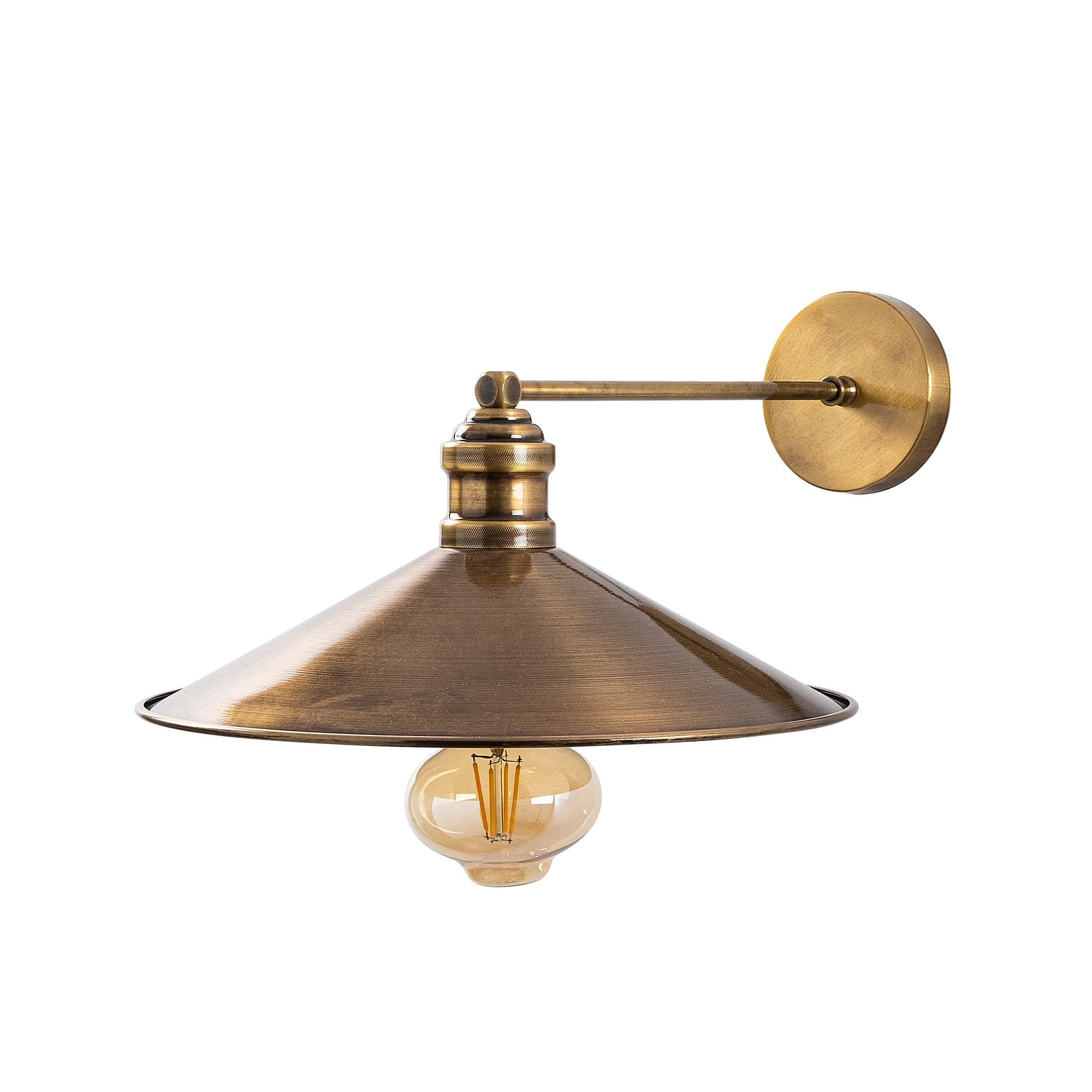 Nástenná lampa Dodo retro zlatá