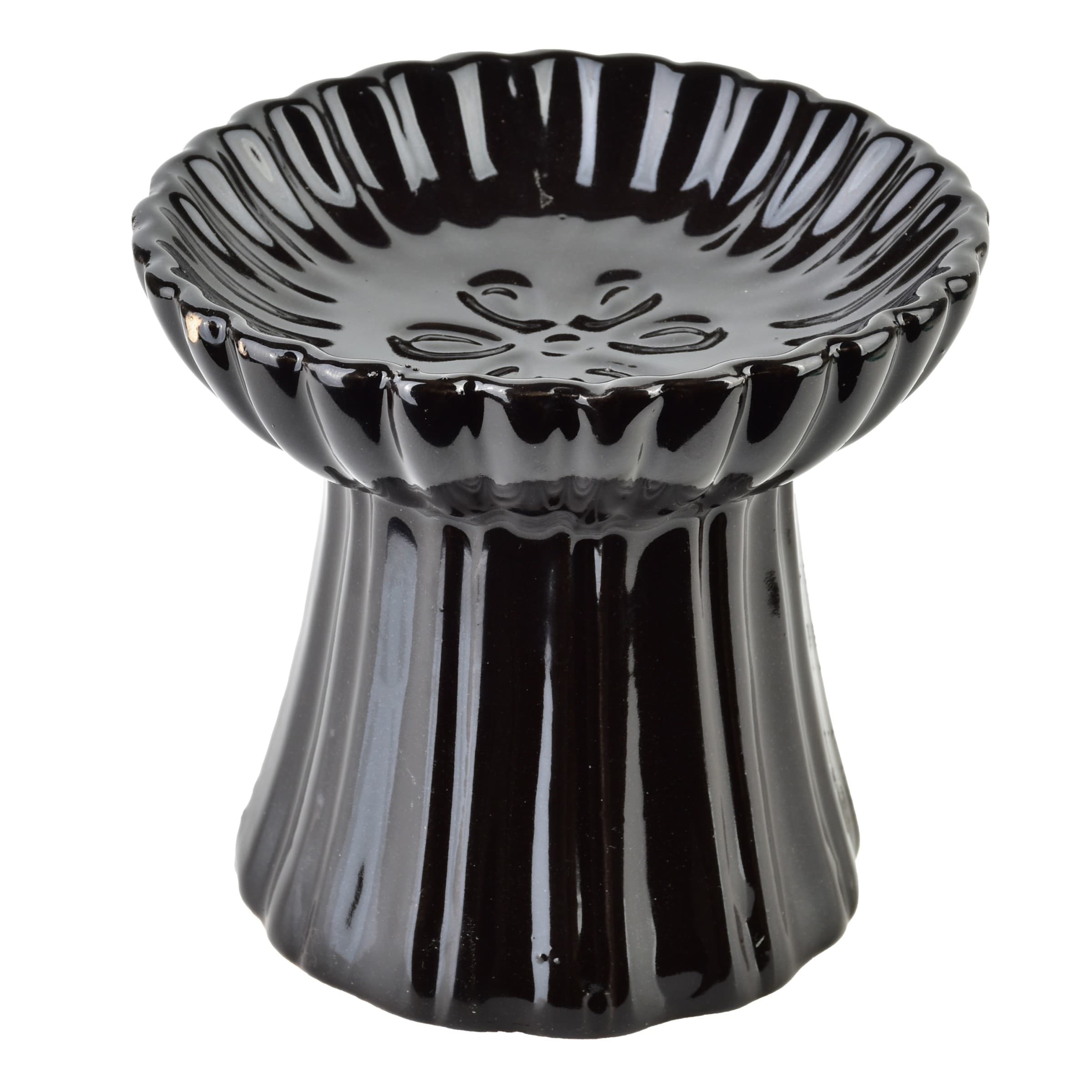 Keramická aroma lampa LOLOS 9,5 cm čierna