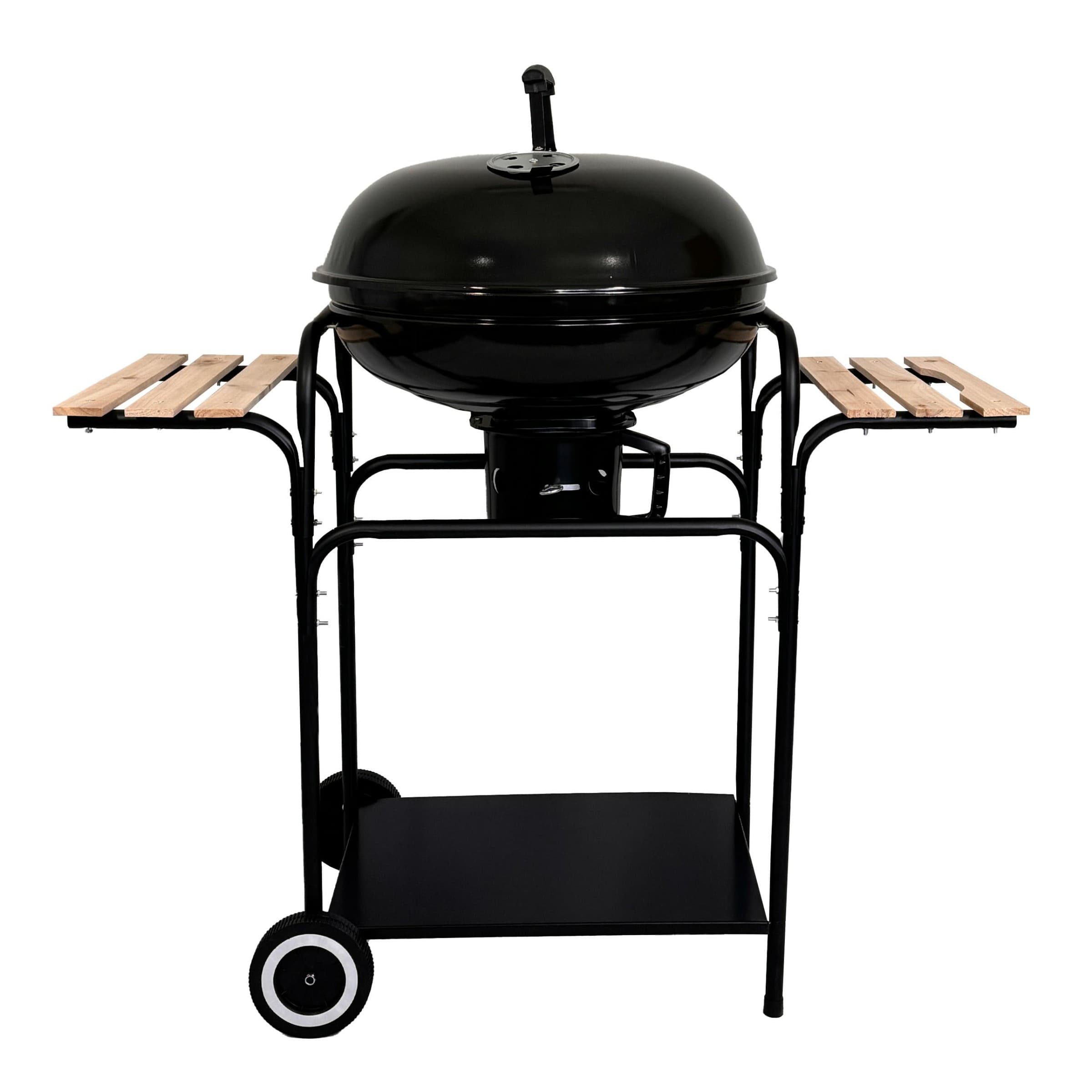 Gril na drevené uhlie BBQ1003 čierny