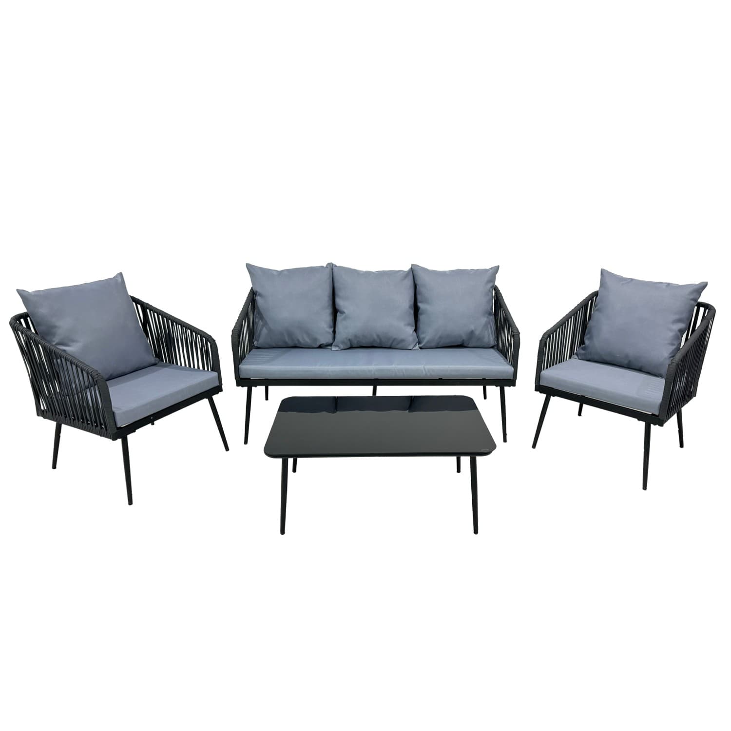 Súprava záhradného nábytku SERAPHINA sivá