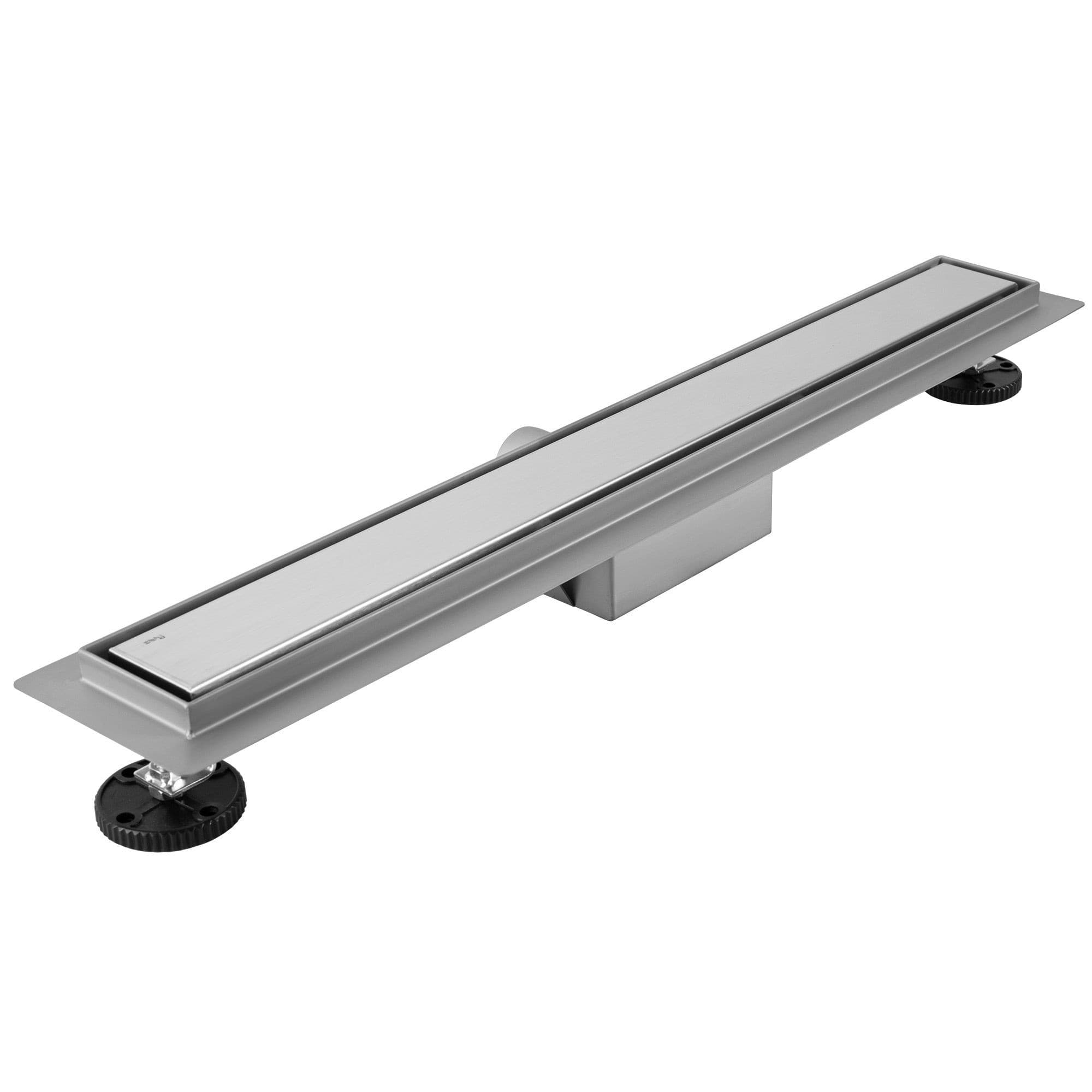 Lineárny odtokový žľab Rea Neox 60 cm strieborný