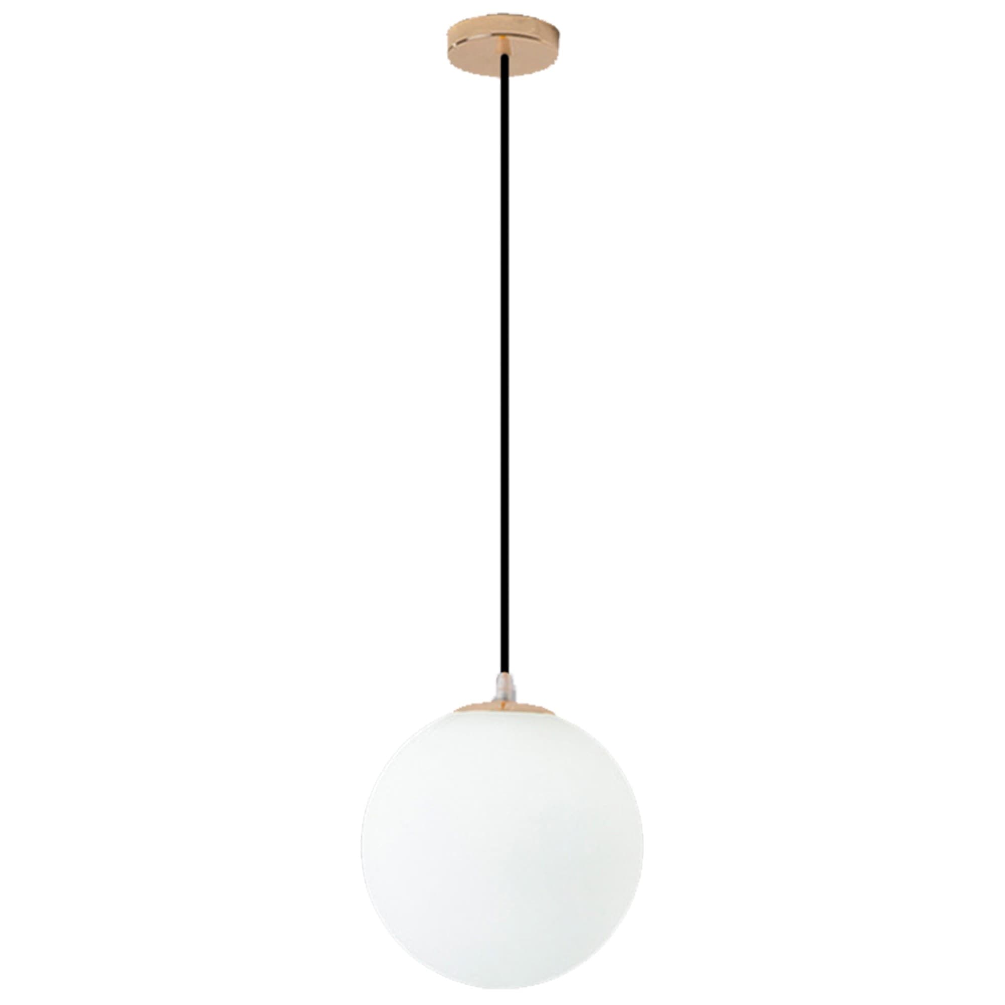Závesná lampa La Belle XXXVI zlatá/biela