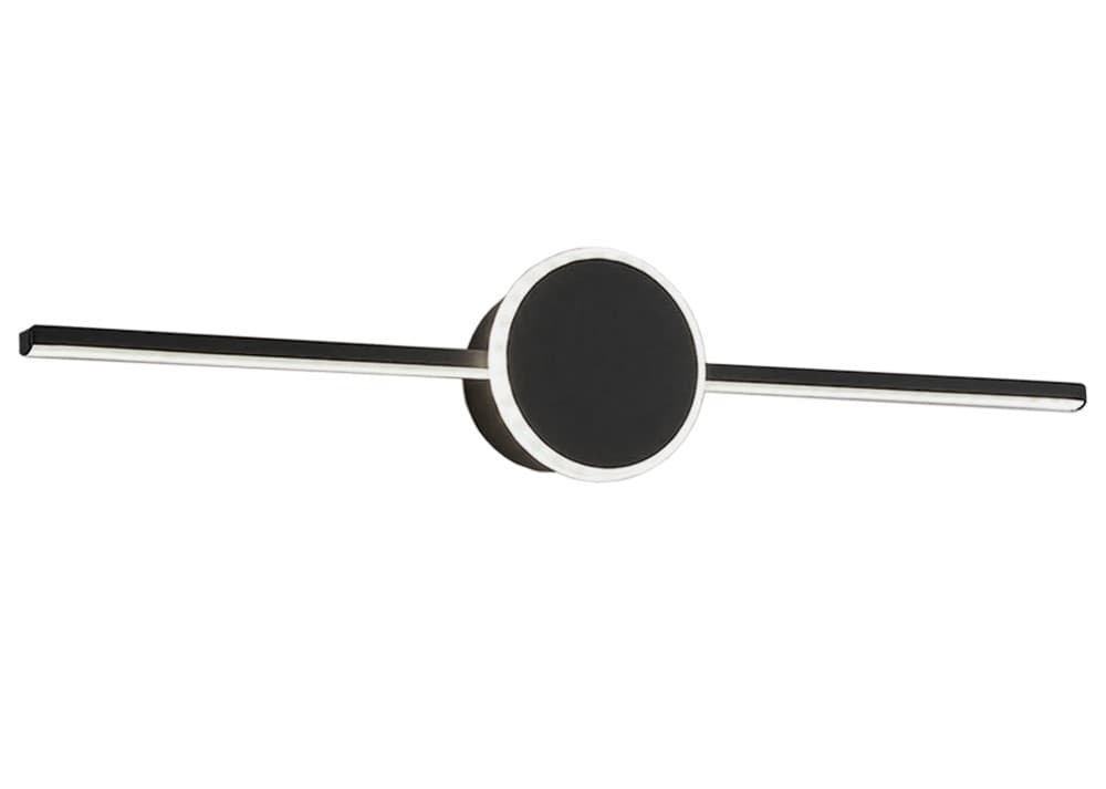 Svietidlo do kúpeľne s LED Round BLACK 80CM APP850-1W