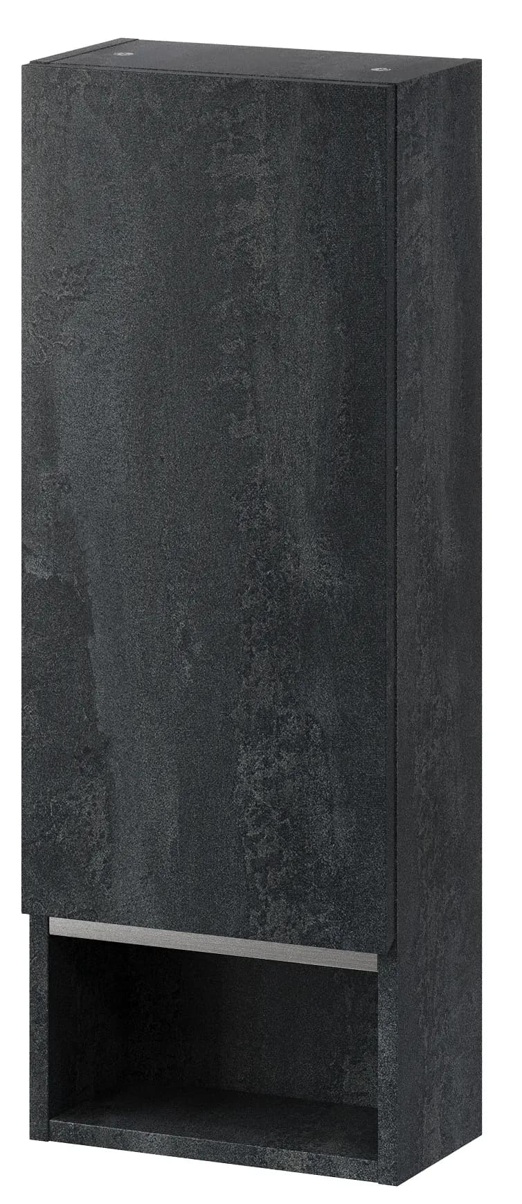 Závesná kúpeľňová skrinka Letto 05 30 cm čierny betón