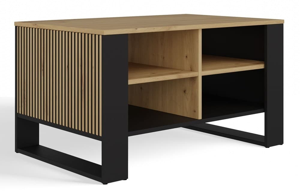 Konferenčný stolík LAWA Modern 4P Slim dub artisan/čierny