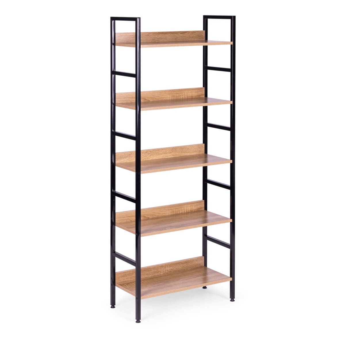 Regál Bounder 160 cm hnedý/čierny