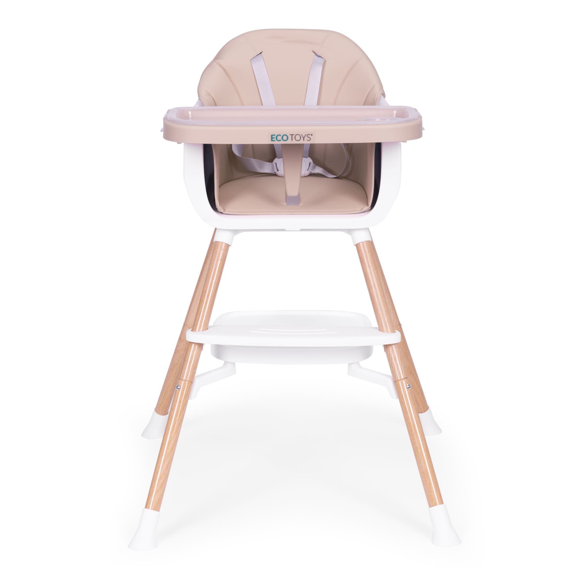 Detská stolička 2v1 BABY ECOTOYS béžová
