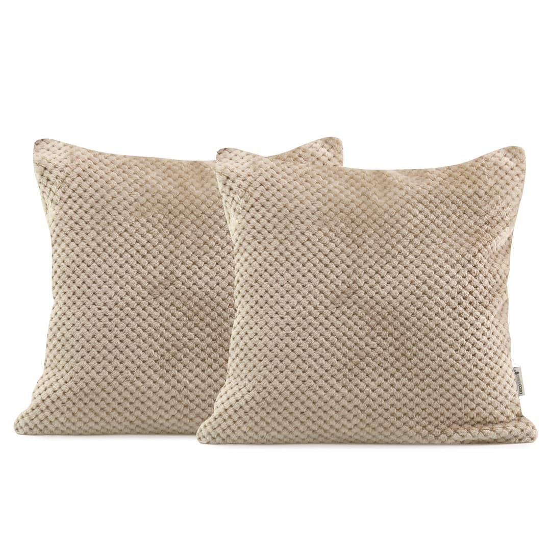 Obliečky na vankúše Decoking Xela cappuccino 45x45 - 2 kusy