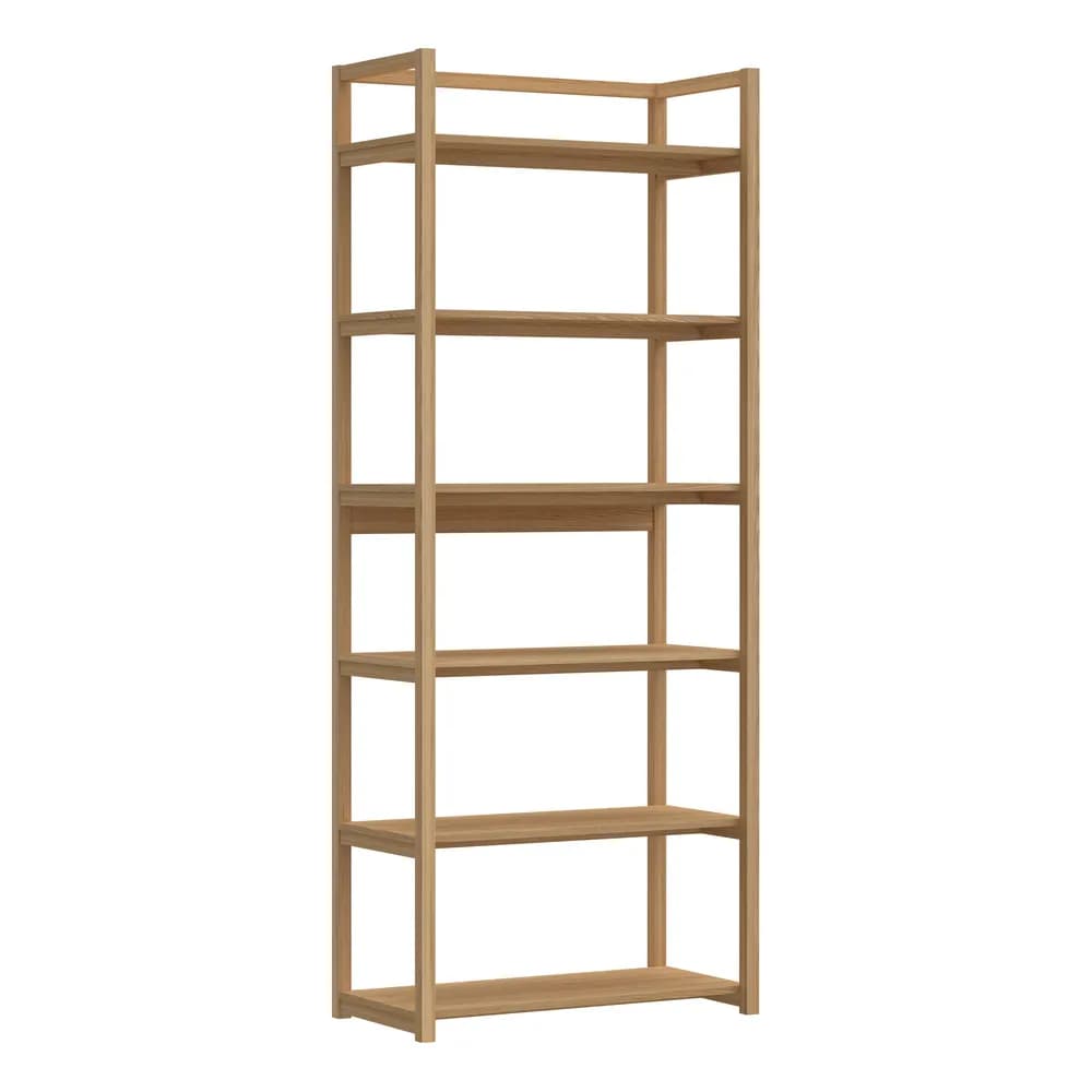Regál Ludza 80 cm dub prírodný II