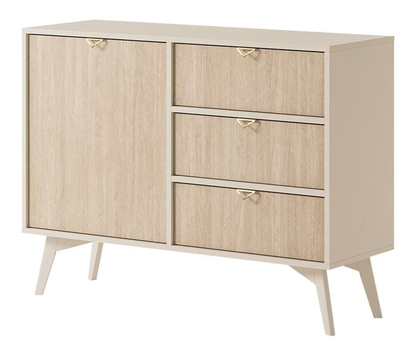 Komoda Les II 106 cm béžová