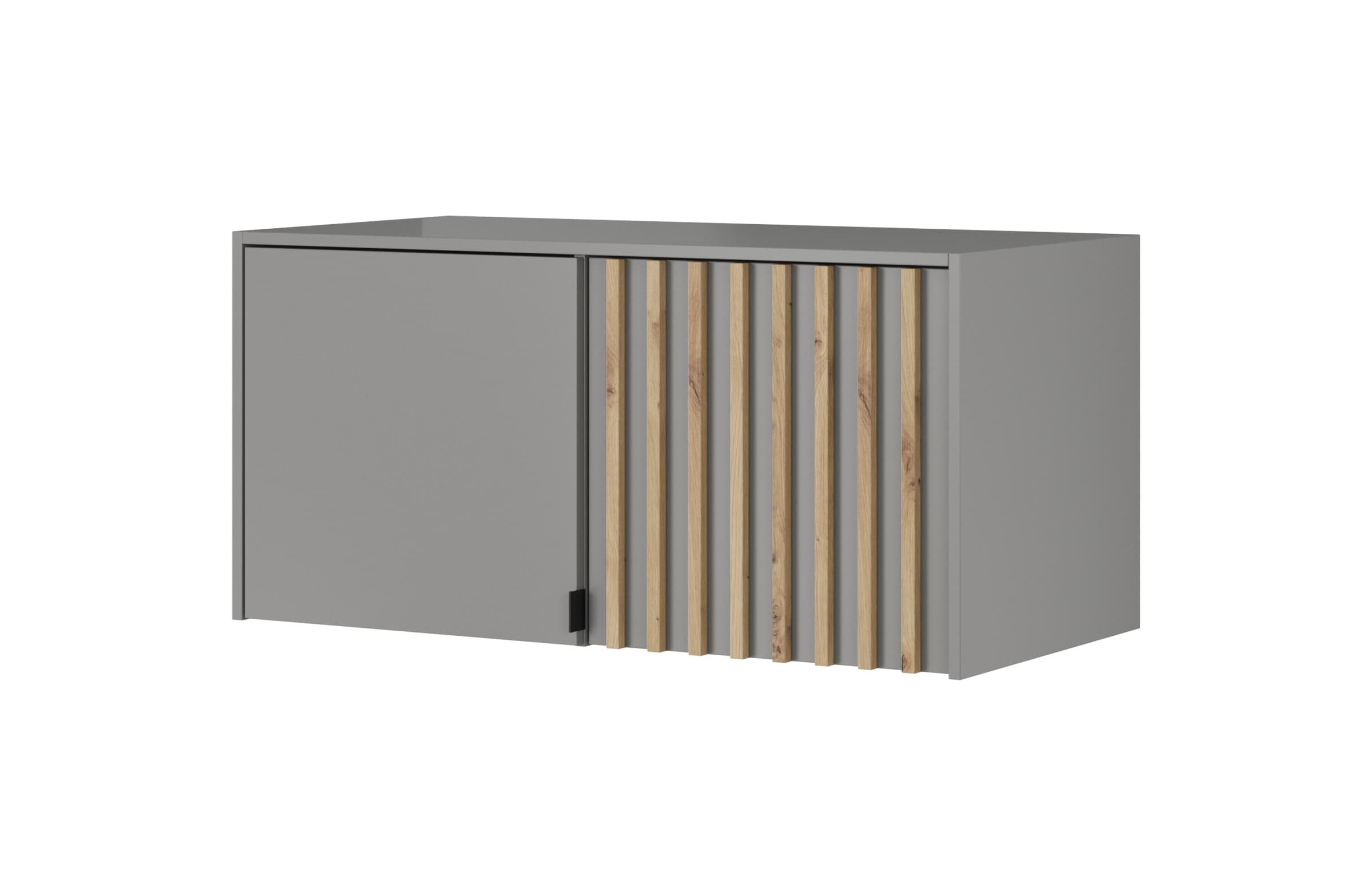 Nadstavba na skriňu Nelly 105 cm sivá/dub artisan