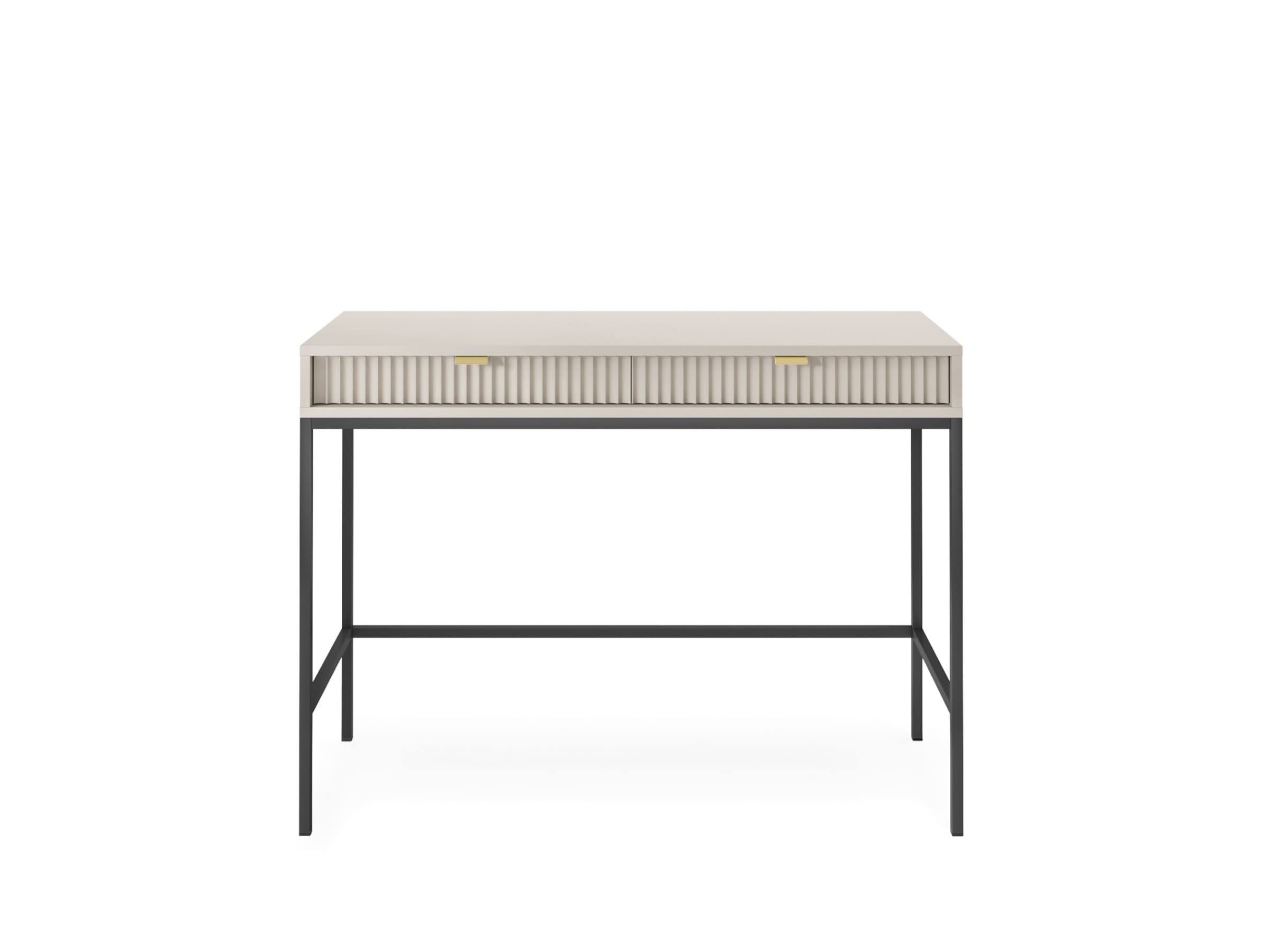 Toaletný stolík Nova 104 cm kašmír/čierny