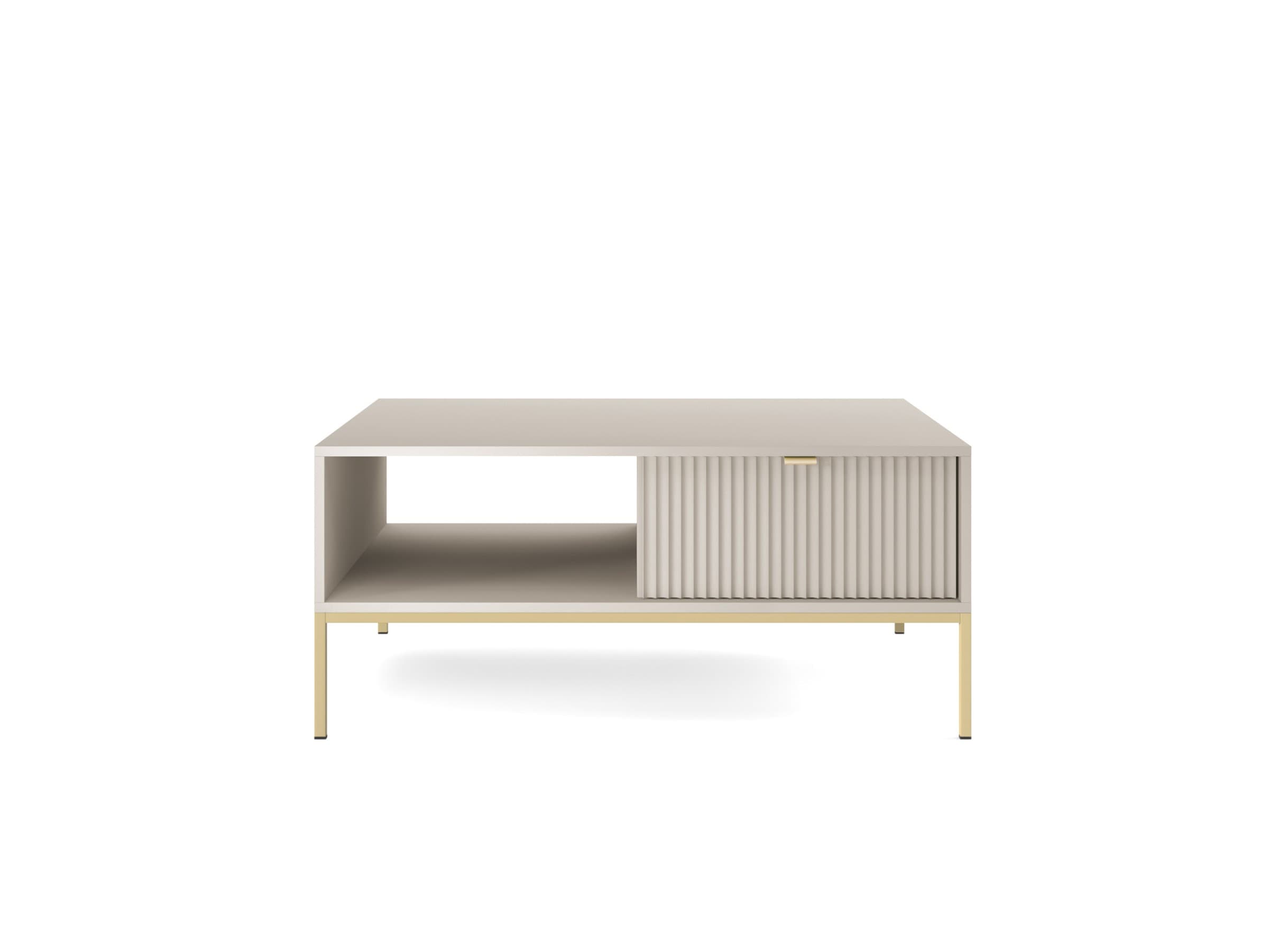 Konferenčný stolík Nova 104 cm kašmír/zlatý
