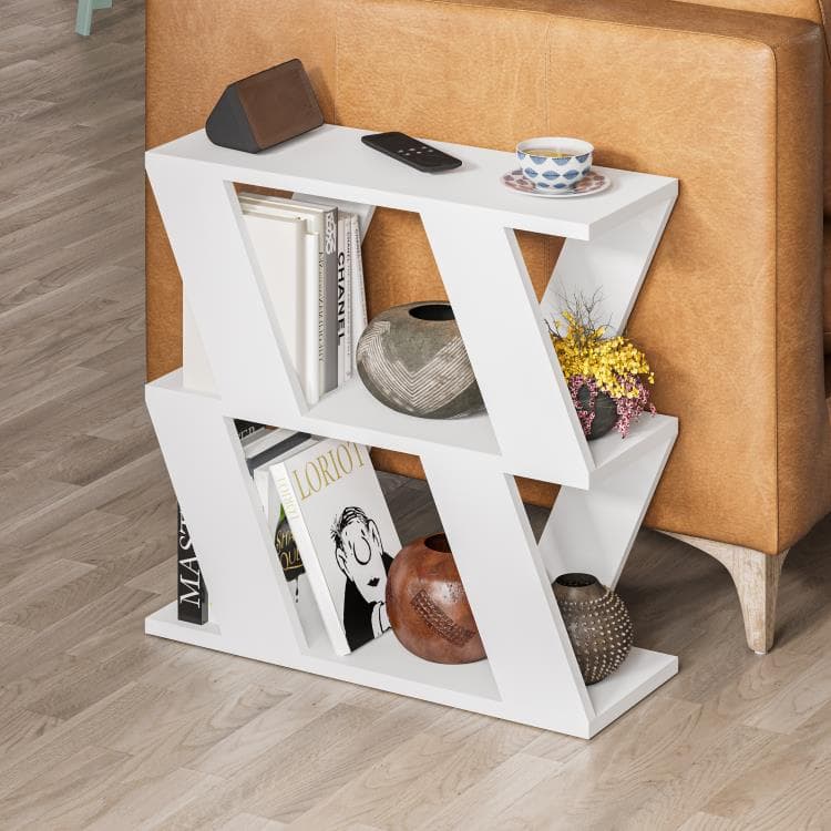 Odkladací stolík Houseland Lazena biely