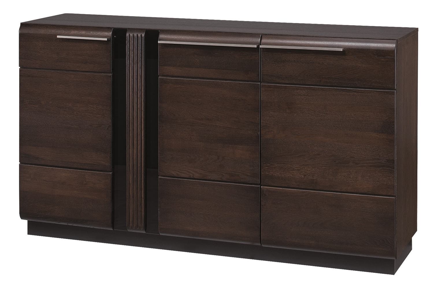 Komoda Porti 45 160 cm z masívu dub čokoládový