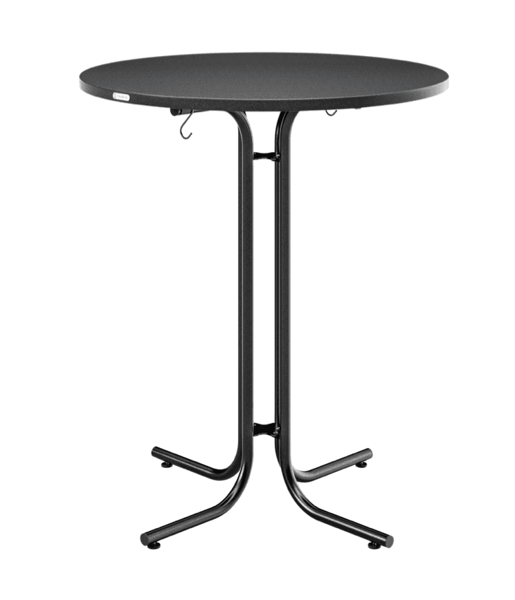 Cateringový skladací barový stôl Malik 80 cm sivý