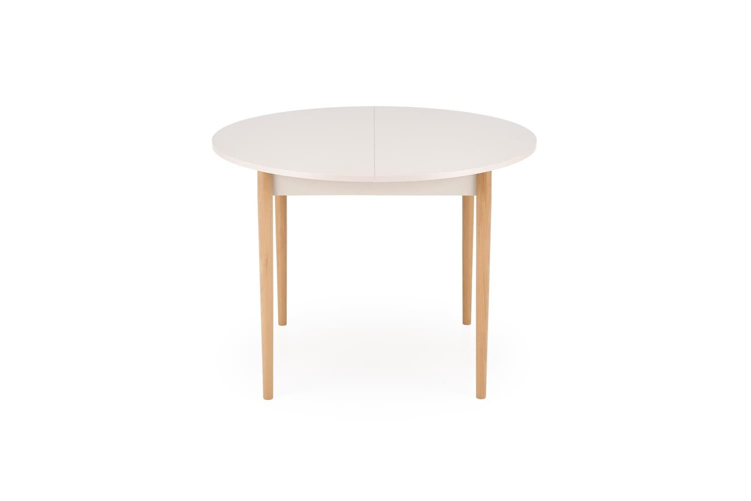 Rozkladací jedálenský stôl Pivot 102/141 cm kašmírový/buk