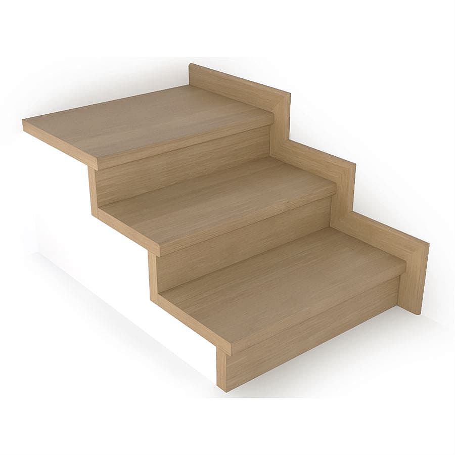 Schodový nášľap / profil TOPSTEP Flex Dub sahara 1200 × 500 × 11 mm