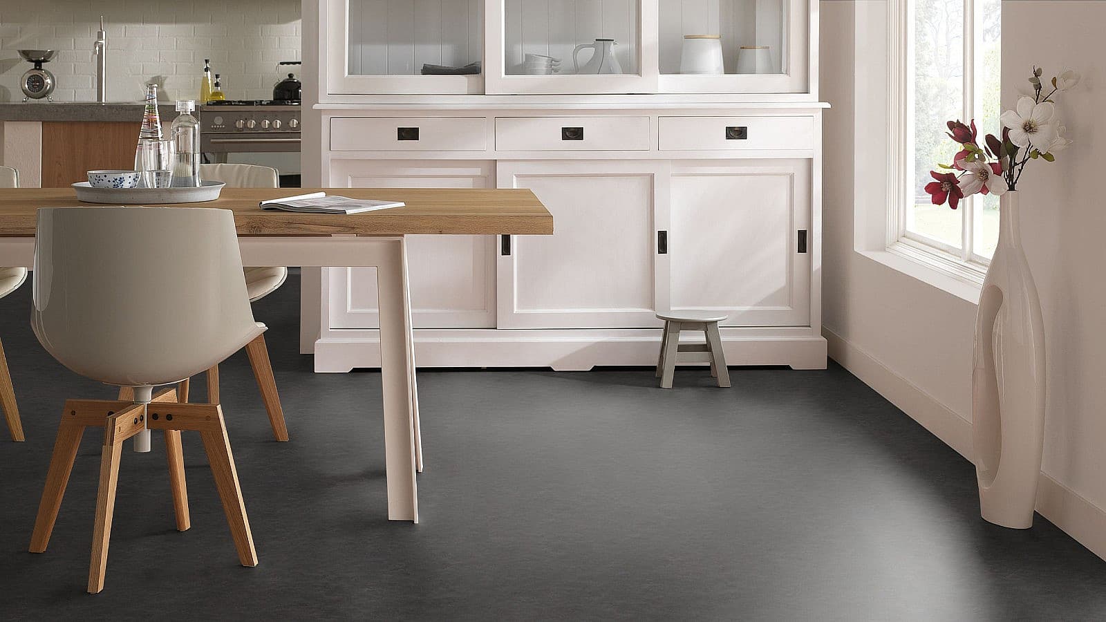 FORBO Marmoleum click Black hole 333707 633707 Lamely 300 × 300 mm