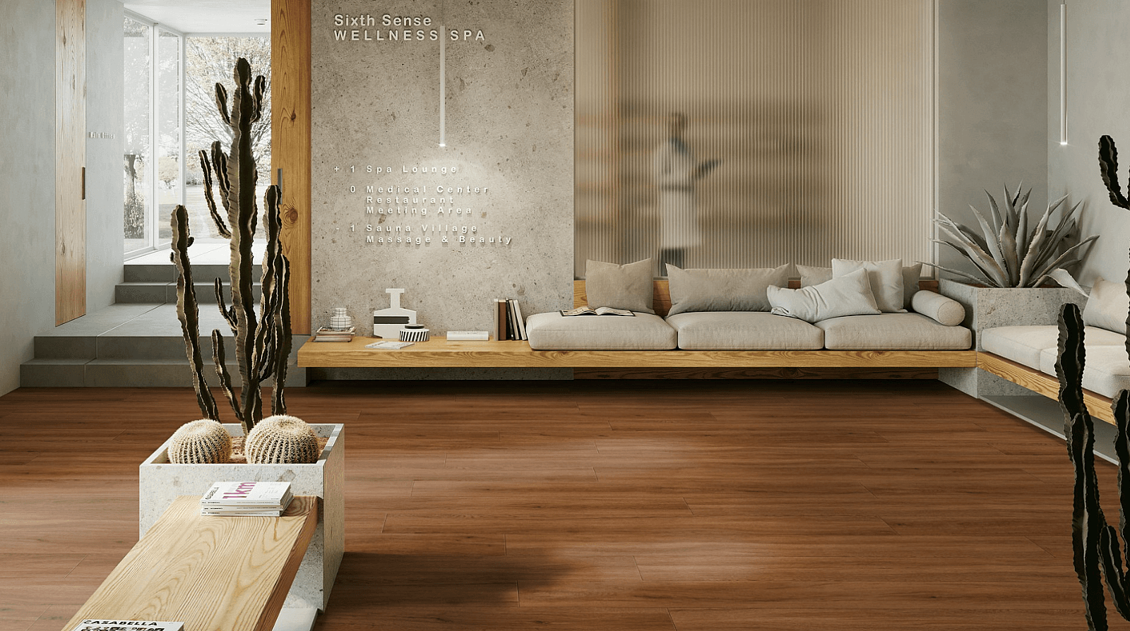 GERFLOR Creation 55 clic acoustic Quartet dark brown GERCAC55 1597