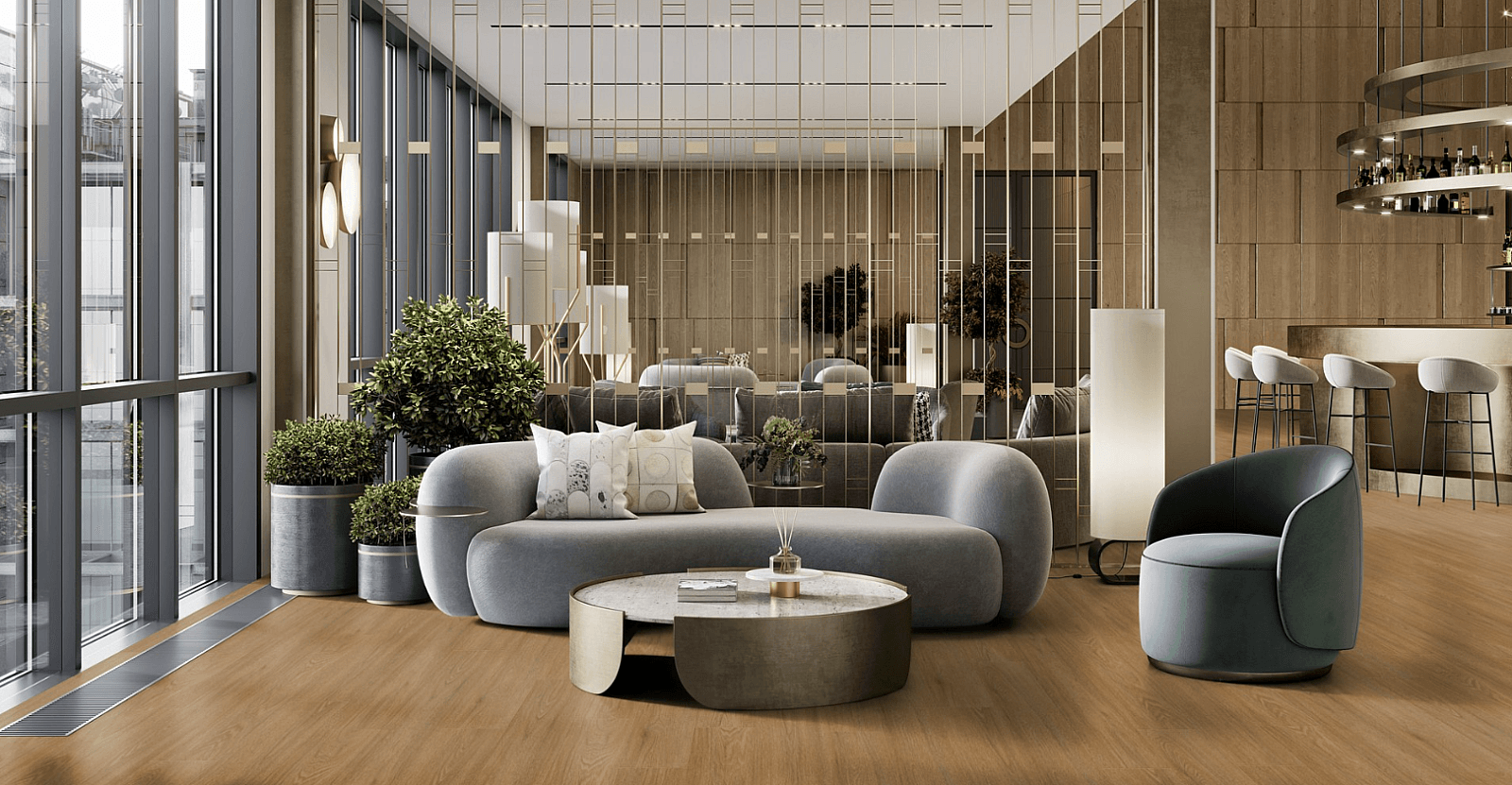 GERFLOR Creation 55 clic acoustic Tamo light brown GERCAC55 1568