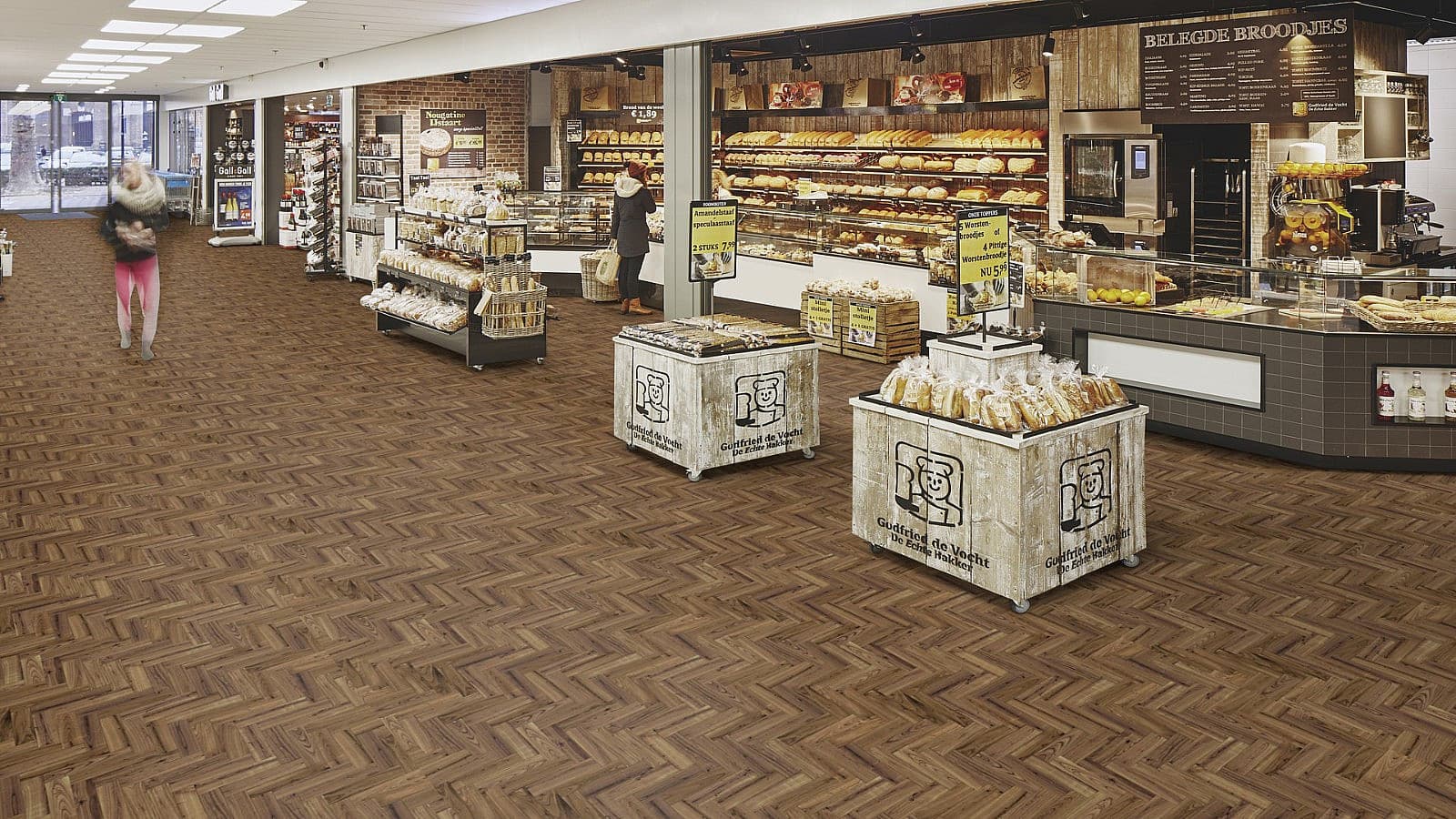 FORBO Flotex Naturals Oak herringbone 010032F