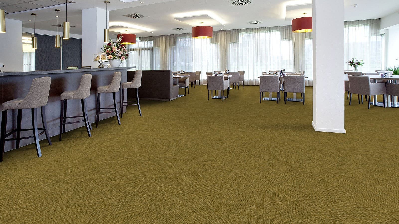 FORBO Flotex Planks Frameweave Citrine 142004