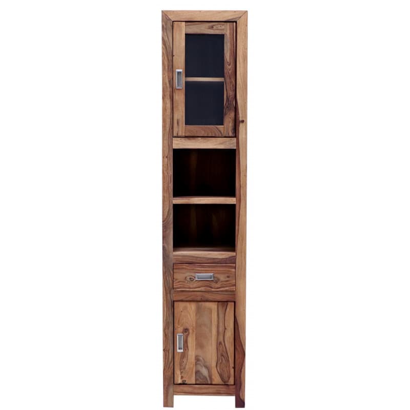 indickynabytok.sk - Skrinka do kúpeľne Nela 40x190x35 indický masív palisander
